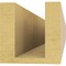 Ekena Millwork 4in. W x 4in. H x 36in. L Ridgewood Woodgrain TimberThane Rafter Tail, Primed Tan RFTUR04X04X36RIDRCPR - alternate 6